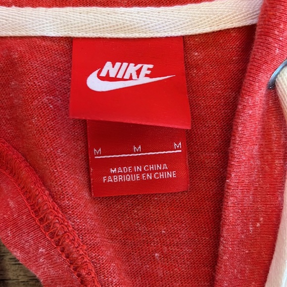 Nike Coral Orange Hooded Tank Top - Picture 7 of 10
